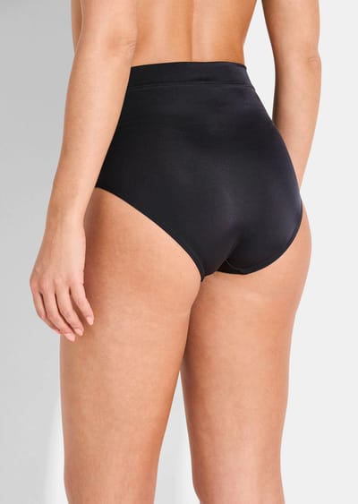 Bikinibroekje met een brede tailleband - zwart - Gr. 38 van Goldner Fashion