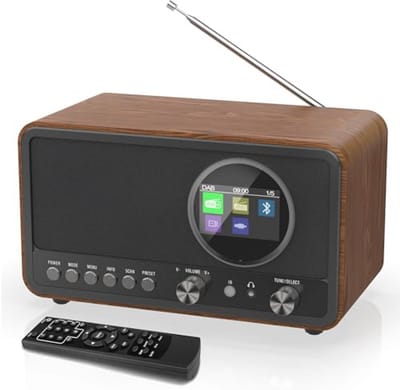 Draagbare DAB Radio - Keukenradio met Wekker, TFT-display en 60 Presets