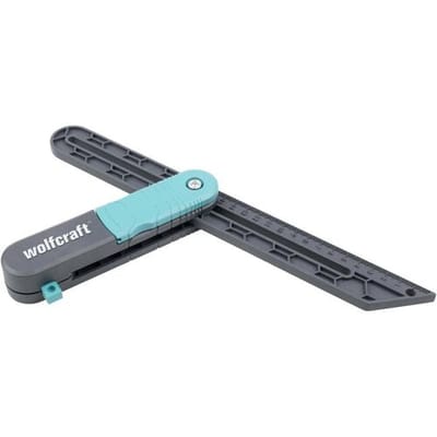 wolfcraft - Zwaaihaak - Zweihaak - Winkelhaak met kruishoutfunctie - 6958000