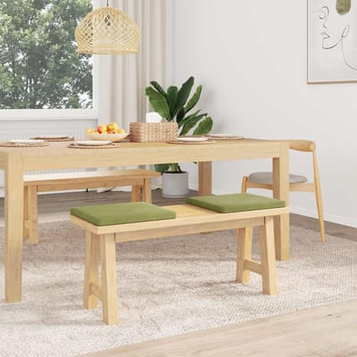 vidaXL - Bankkussen - 2 - st - fluweel - Lichtgroen - Diepte - 35 - cm