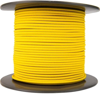 4 mm Elastisch Touw – Geel – 50 Meter op Rol