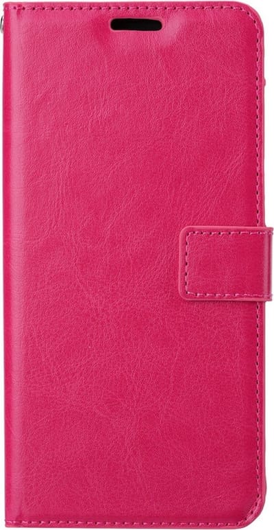 LuxeBass Hoesje geschikt voor Samsung Galaxy A3 (2016) - Boekhoesje met kaartvakken - Roze gsm hoesje - telefoonhoes - telefoonhoesjes