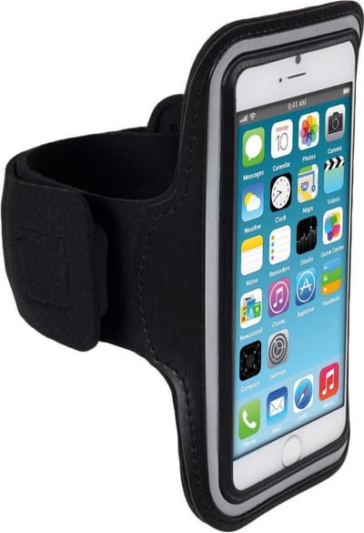 Samsung Galaxy Grand Prime VE Sport Armband Smartphone hoesje Zwart