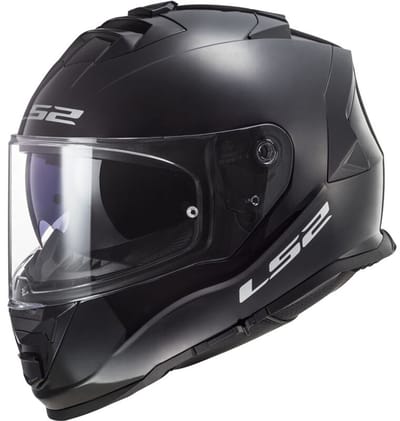 LS2 FF800 Storm II Solid Glanzend Zwart Integraalhelm - Maat 2XL - Helm