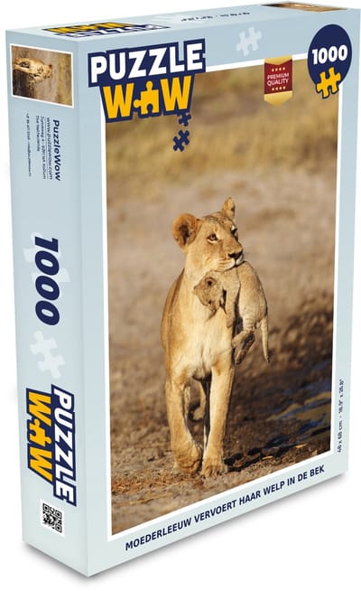 Puzzel Profiel - Leeuw - Welp - Legpuzzel - Puzzel 1000 stukjes volwassenen