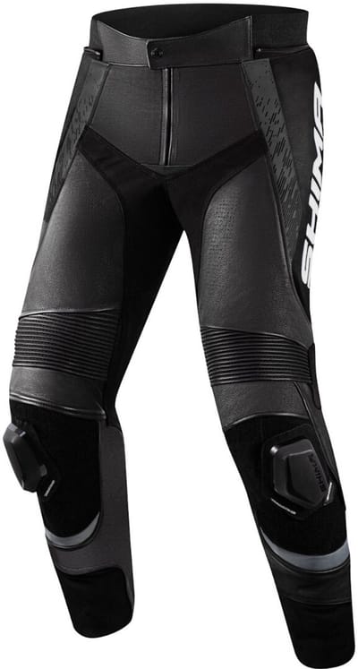 SHIMA STR 2.0 Zwart Leren Motorbroek - Broek
