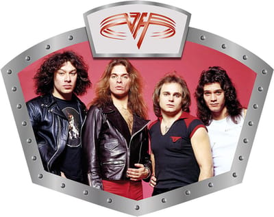 Signs USA - Muziek schild met Top Logo - Van Halen - 40 x 32 cm