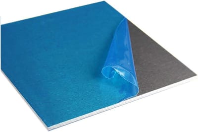 Aluminium Plaat - Paneel Board Sheet - DIY Metaalbewerking - Zuiver Aluminium Materiaal - 300x300x2mm - Zilver