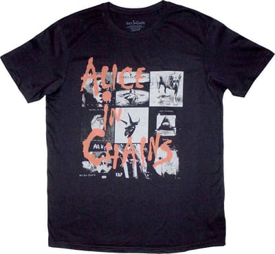 Alice In Chains - Albums Montage Heren T-shirt - S - Zwart