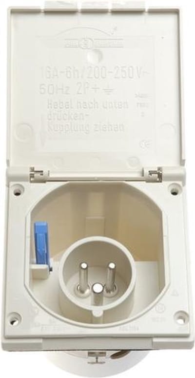 ABL SURSUM 1154210, Wit, 3P, Kunststof, AC, VDE 0623, EN 60309 Teil 1/2, ICE 60309, 230 V