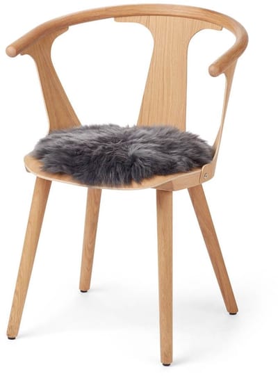 Sheepskin House - Stoel Cover Premium - Langharig - Nieuw Zeeland - D34cm