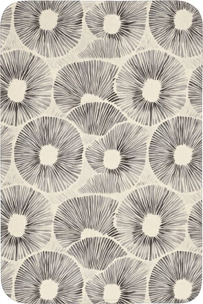 Badmat 60x90 cm - Antislip - Cirkels - Patroon - Zwart - Badmatten voor badkamer - Badkamermat - Douchemat - Badkamer mat