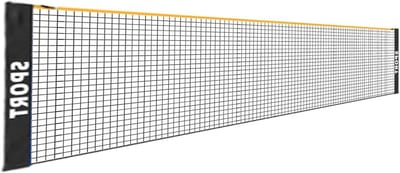 Tennis Net - Sport Net - Outdoor Spel - Verstelbare Hoogte - 5.1 meter - Zwart
