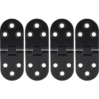 4 Stuks Zinklegering Zwart Deurklepscharnier Tafel Klapscharnier voor Kast Hardware Accessoire