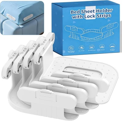 Elastische hoeslakenhouder voor bedhoeken - Set van 4, ideaal voor een strakke pasvorm en comfort
