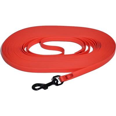 Waterdichte PVC Lange Hondentraining Leash 5M/10M/15M/20M Anti-Klit Makkelijk Schoon te Maken Terugroep Wandel Leash Voor Kleine Middelgrote Grote Katten (Red,S) rood