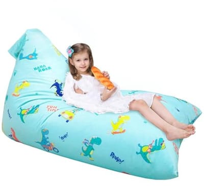 Zitzakstoel voor knuffeldieren - Dinosaurus opslag zitzak voor kinderen en volwassenen