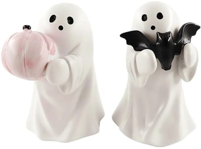 Dailygoods - Spookfiguren Decoratie - Halloween Tafeldecoratie met Vleermuis en Pompoen
