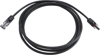 Germat Solar kabel 6mm Zwart / Lengte : 2 meter / Zonnepanelen kabel / Solar kabel met connector