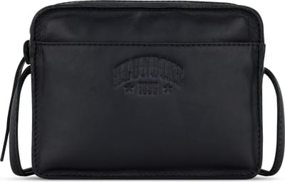 KLONDIKE 1896 Leren Schoudertas Rush Allison Shoulderbag Black Zwart