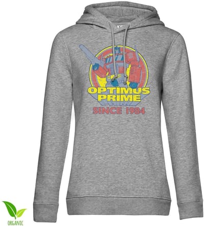 Transformers Optimus Prime - Since 1984 Hoodie voor dames, grijs gemêleerd