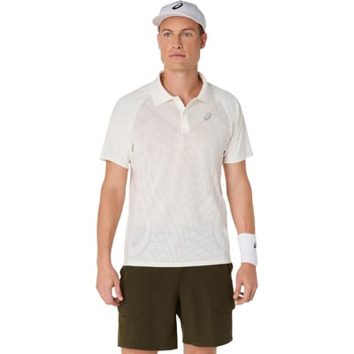 ASICS Match Actibreeze Polo Heren-Crème