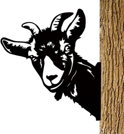 Dailygoods- Tuindecoratie Roest - Tuinbeeld Schaap - Buiten Decoratie - IJzeren Vakmanschap - Weerbestendig - Unieke Historische Charme