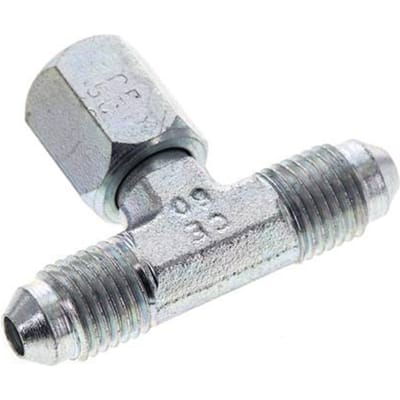 JIC T-Stuk Aansluiting UNF 7/16''-20 Mannelijk X Vrouwelijk Staal 350bar (4917.5psi)