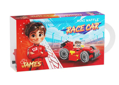 Mini wafel blokken race car James - Marioinex - vanaf 6 jaar