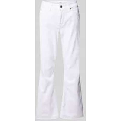 Flared fit jeans van katoenmix model 'FRANCESCA'