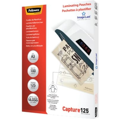 Lamineerhoes fellowes a3 2x125micron glans 100 Stuks