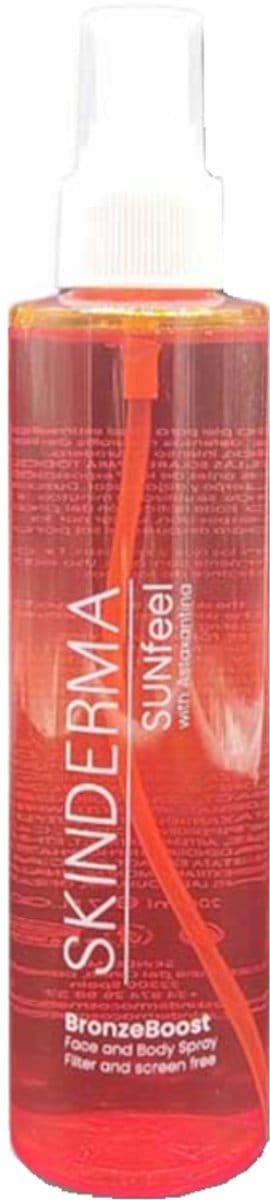 Skinderma SUNfeel BronzeBoost / tanning booster spray voor gezicht en lichaam 200 ml