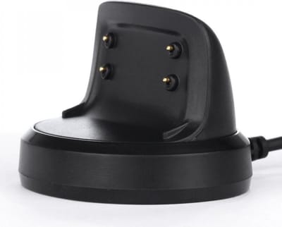 DrPhone FSH2 – Smartwatch Oplader - Oplaadkabel – Geschikt voor Galaxy Gear Fit 2 R360 / Fit2 Pro R365 – Docking Station - Zwart