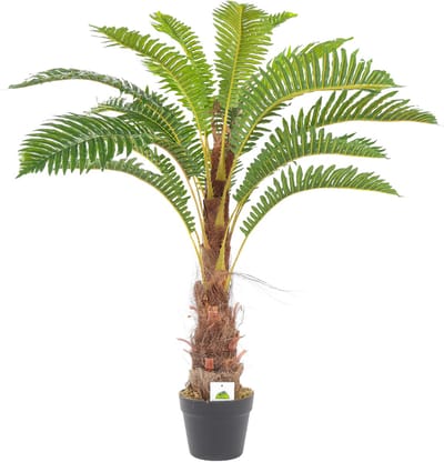 Kunst Varenpalm Tasmanië Klein | 100cm - Namaak varenpalm - Kunstplanten voor binnen - Kunstpalm varen