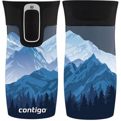 Contigo West Loop Mini Thermosbeker 300ml - Blauw Metaal - AutoSeal