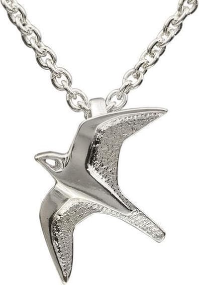 AuBor ®. Hanger. Zilver. De slechtvalk.