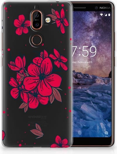 Nokia 7 Plus TPU Case Blossom Red