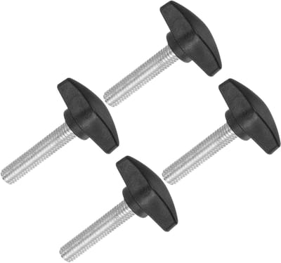 T Thumb Knoppen met M8 x 35mm Draad, Plastic Klemmoeren voor Machines en Draaibanken, Set van 4 Stuks