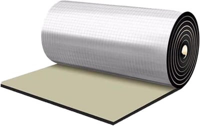 Isolatie Rol - Thermisch Schuim - Energie Besparen - Zelfklevende Rug - 10m x 1m - Aluminium