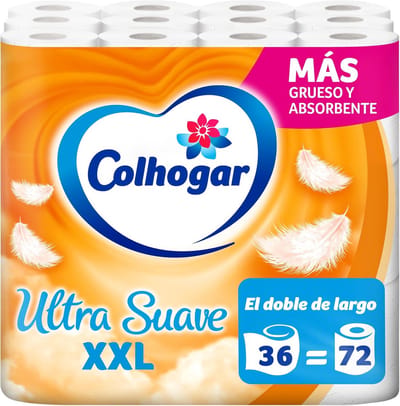 Ultra Soft XXL Toiletpapier - 60 Extra Grote Rollen, 2-Laags, 100% Parfumvrij, Duurzaam en Zacht