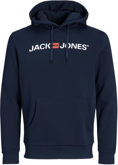 JACK&JONES PLUS - JJECORP OLD LOGO SWEAT HOOD NOOS PLS - Heren - Sweaters