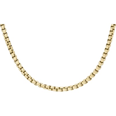 Fossil JF04504710 Unisex Ketting - Goudkleurig