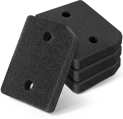 4 stuks -Droger Filter Sponsfilter -Filter spons filter filter pad voor stomerijmachine -210x158x32mm -Geschikt voor Miele T1 9164761 -Geschikt voor Miele wasdrogers Warmtepompdrogers -Vervangend sponsfilter -zwart