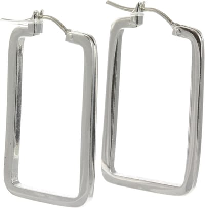 Behave - Oorringen - Rechthoekig design - Minimalistische stijl - 3 cm
