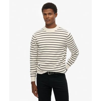 Superdry - The Merchant Store Bretonse Trui Relaxed Pasvorm - Heren - Sweaters