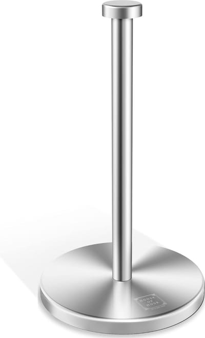 House of Husk Keukenrolhouder met Zuignappen - Keukenpapier Houder - RVS - Zilver