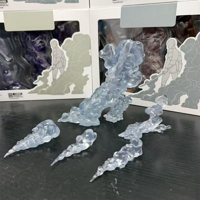 4 Kleuren Serie Het Rookeffect Effectstuk 4 Kleuren Ver. Actie Anime Figuren Set Ko Figuur Custom Speelgoed Accessoires with box
