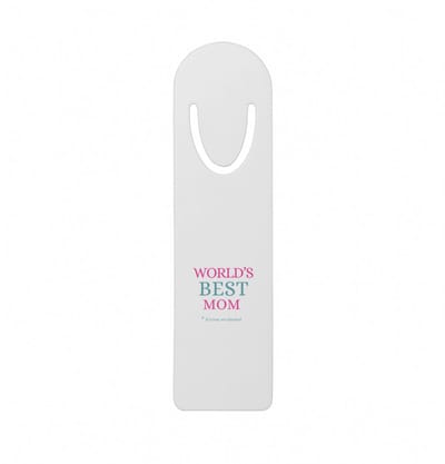 Hacebo® - world's best mom metalen boekenlegger - Mama - moeder - moederdag cadeautjes - verjaardagscadeau - kado Bladwijzer boekenleggers - 12.7 cm x 3.2cm