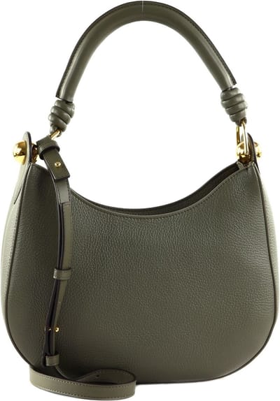 FURLA Leren Schoudertas Sfera Hobo Sage Olijfgroen