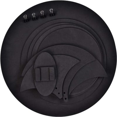 Drum Mute Pads - Drum Dempers - Stil Drummen - 5mm Dik Schuimrubber - 10 Stuks - Zwart